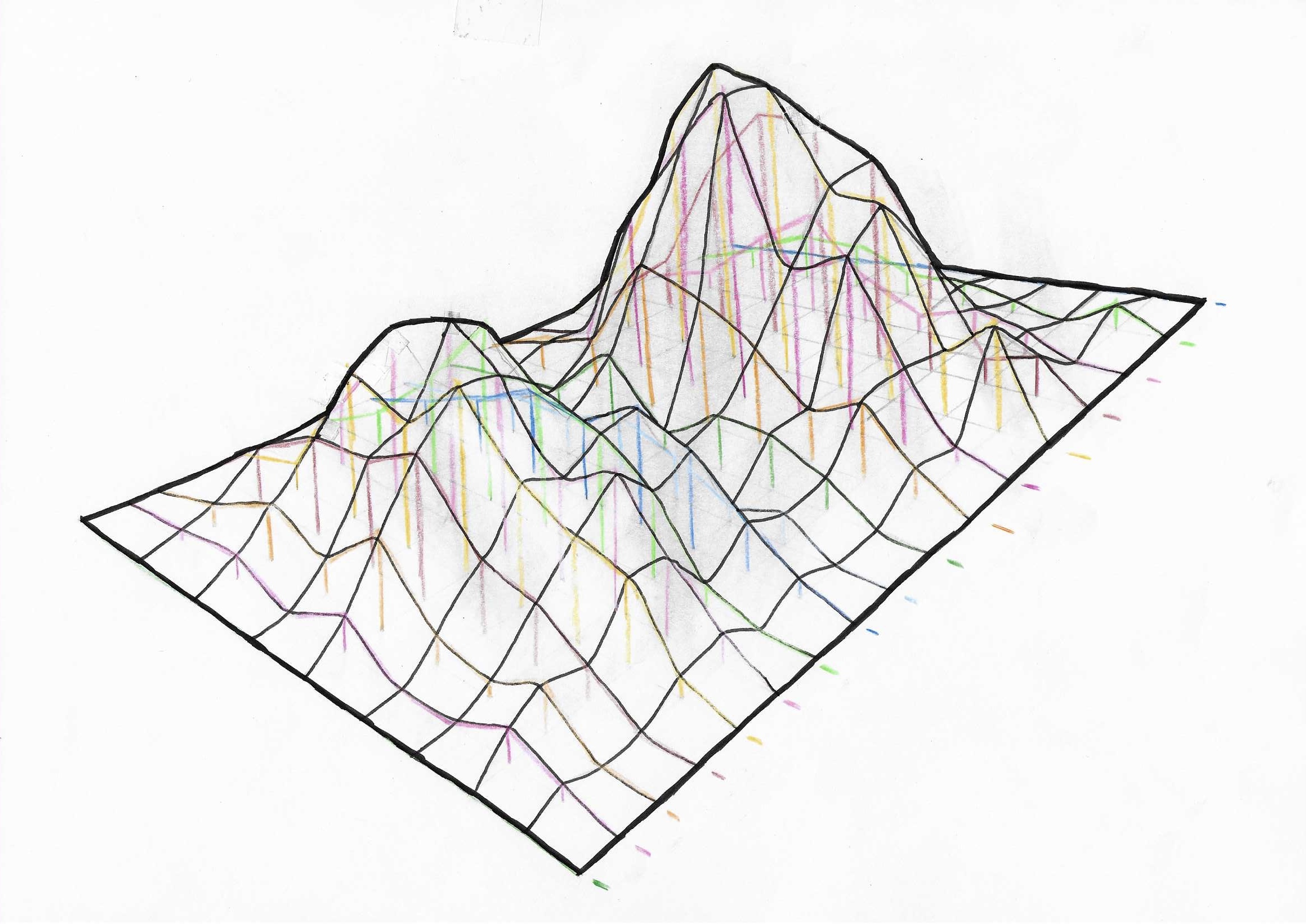 Landscape Using The Grid Method : Week 8 Drawing Challenge Quentin #39 s