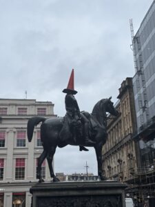 coolest traffic cone in all of Scotland