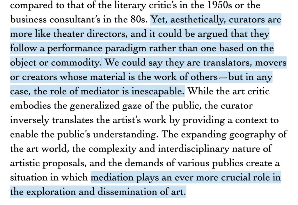 Thea, Carolee. 2010. On Curating: Interviews with Ten International Curators