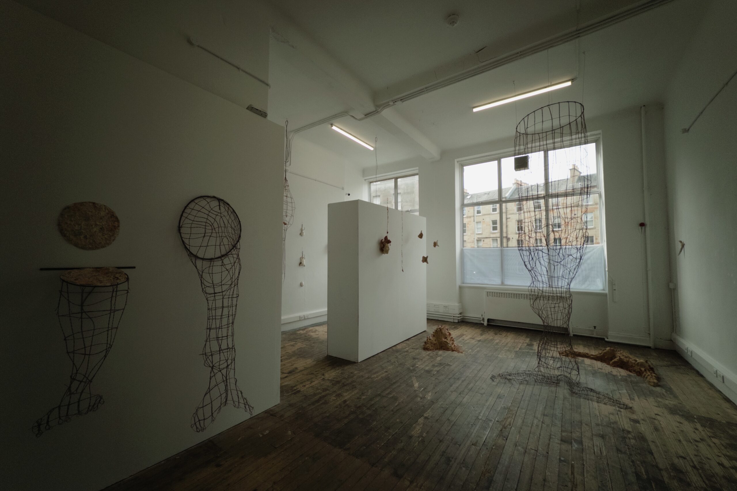 the layout of the Sciennes Gallery in Summerhall