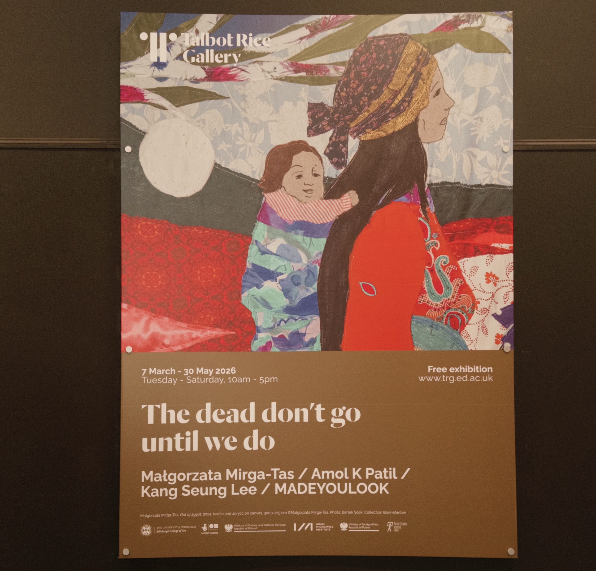 The dead don't go until we do