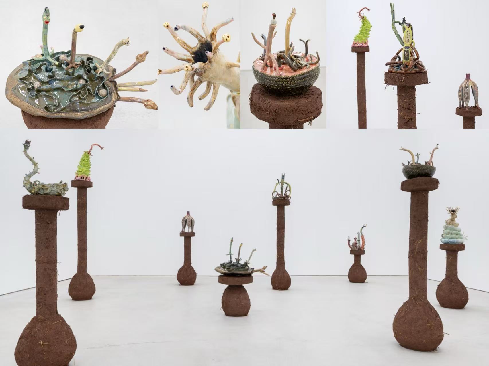 Song Xian••••song~xian•••• (year)
Glazed ceramics, cob
Dimensions variable