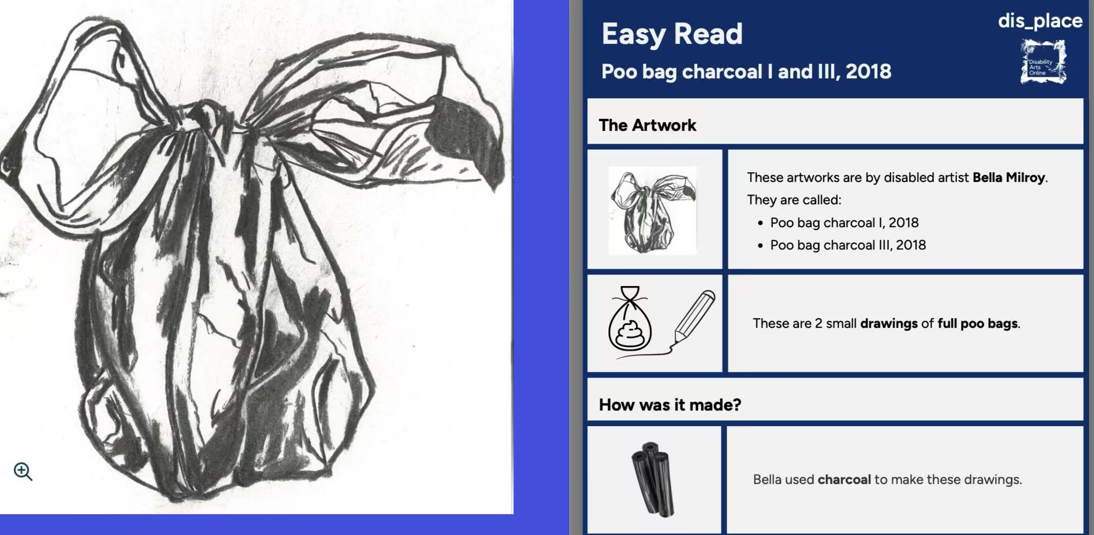 part of the Easy read of a work