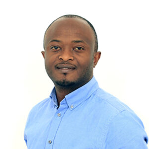 Head shot of Adrian Muwonge