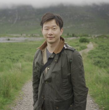 Dr Wei-Yu Lu in the Scottish countryside