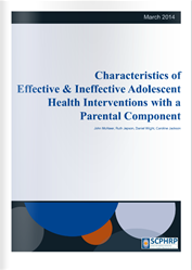 Characteristics of Effective & Ineffective Adolescent Health Interventions with a Parental Component