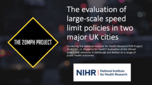 The evaluation of large-scale speed limit policies in two major UK cities