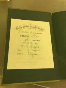 1892-3 school prize book