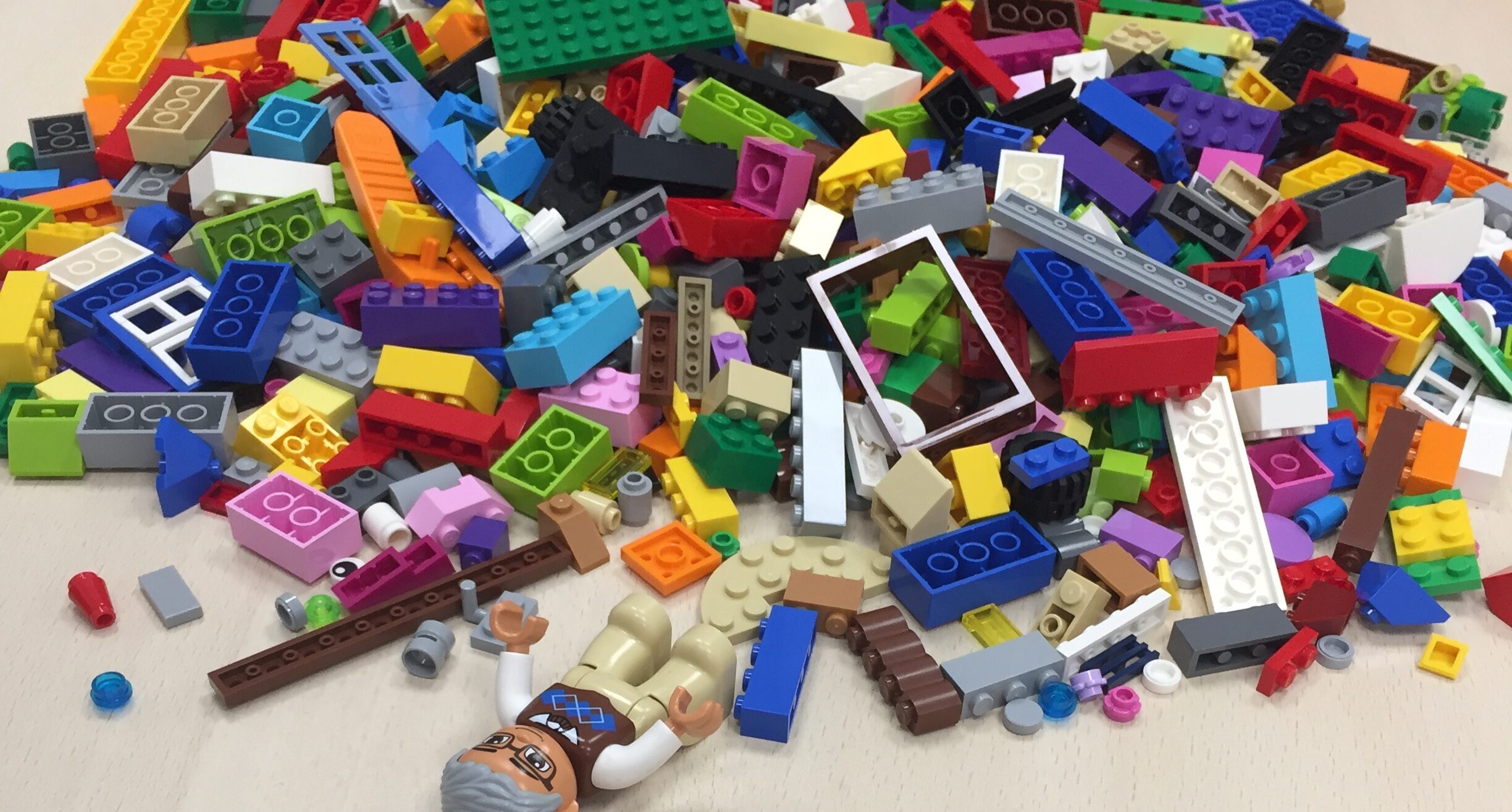 Creating a playful environment with Lego.