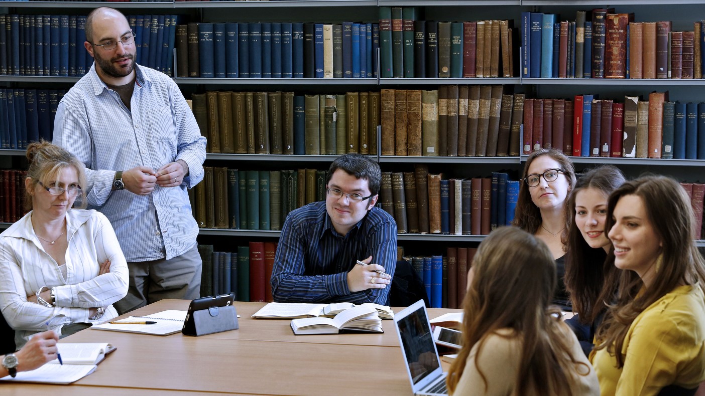 Students in a seminar