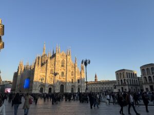 A view of Milan