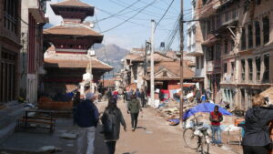 The village of Khokana in the Kathmandu Valley impacted by the Gorkha 2015 earthquake
