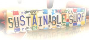 Sustainable surf banner
