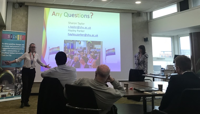 Presenters and attendees at the LGBT+Network of Networks in Higher Education meeting