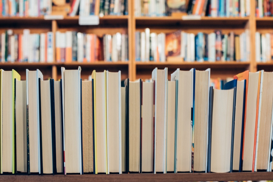 books in a book shop