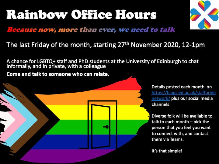 Rainbow Office Hours Poster