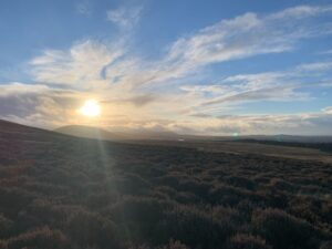 Photo of the Nine Mile Burn area of the Pentland Hills