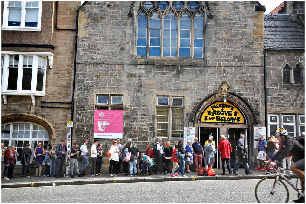 Working at the festival Karen’s Edinburgh Fringe experience Students at SPS