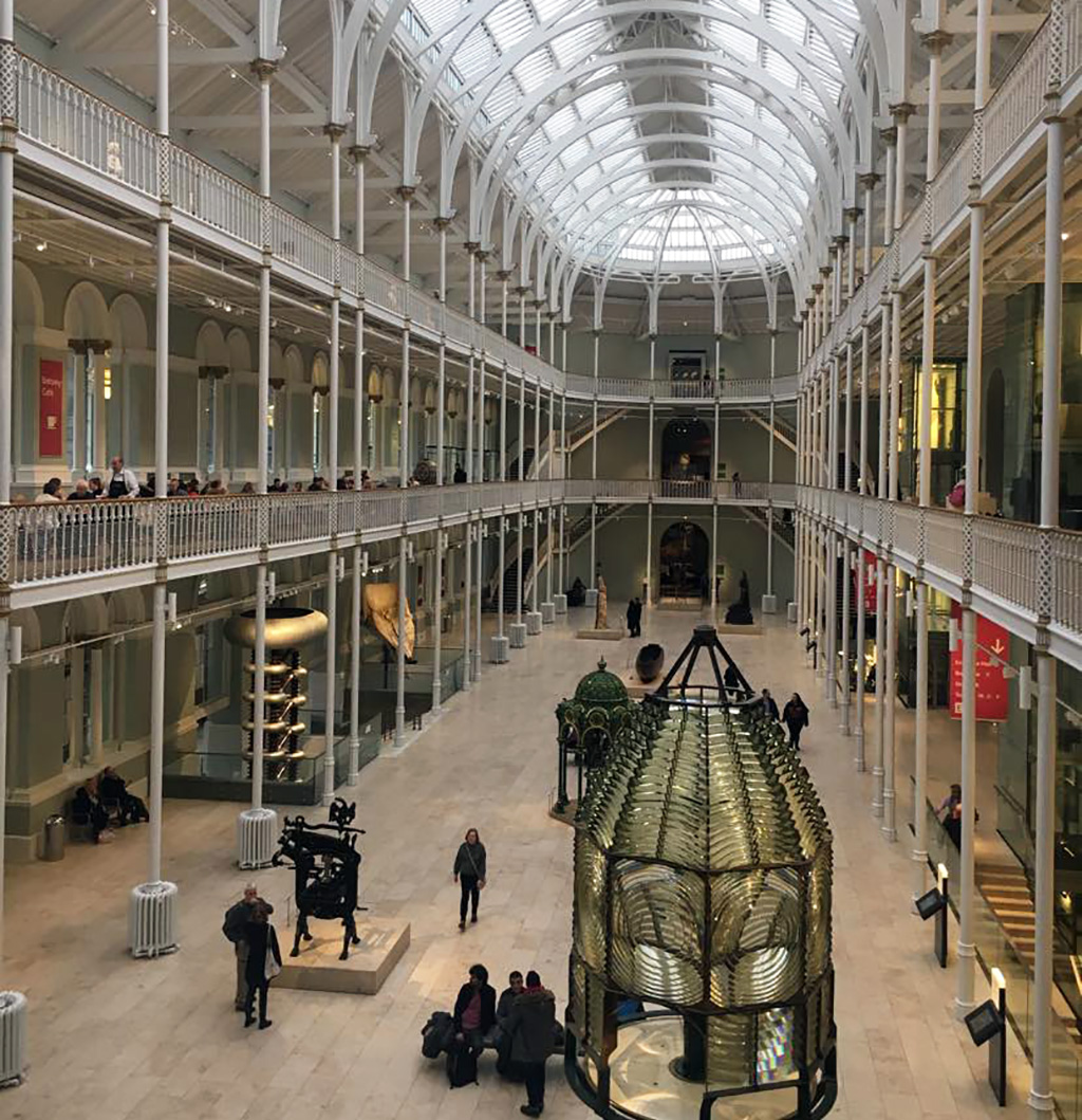 Interior of the National Museum of Scotland