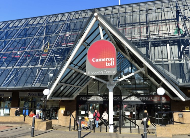 The Cameron Toll shopping centre exterior