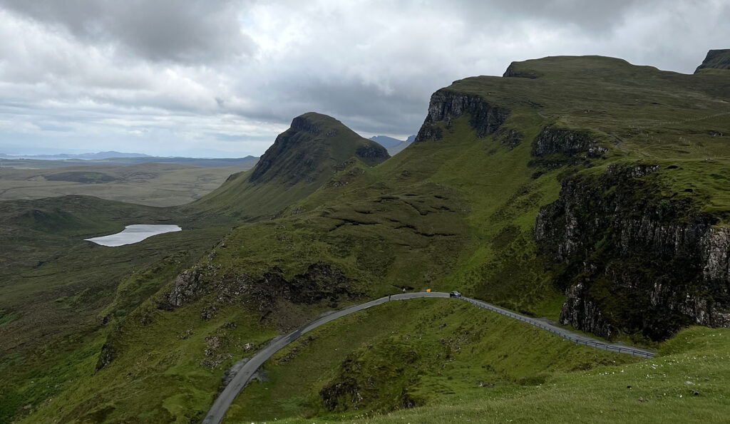 View of a beautiful landscape on the island of Skye