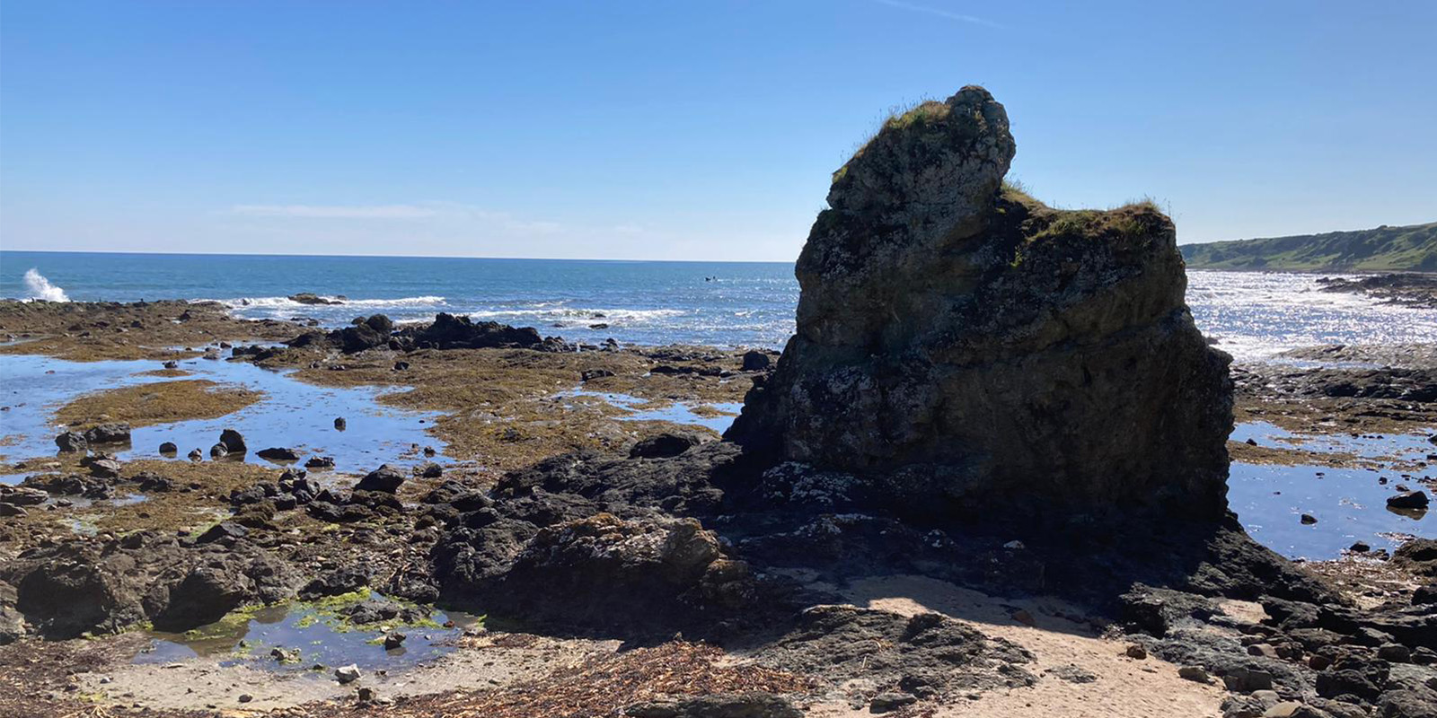 Scottish beach landscape