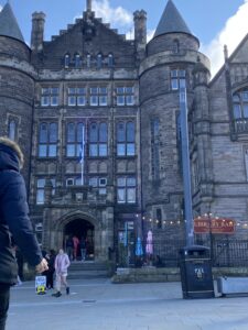 The exterior of Teviot Row House in Edinburgh.
