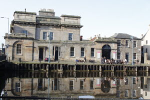 Exterior of Custom House in Edinburgh.
