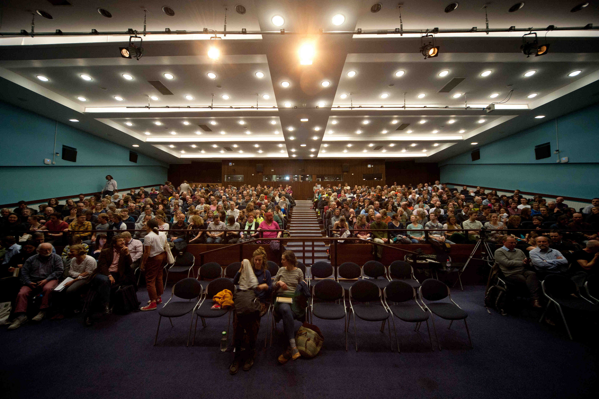 Rewilding the World audience in George Square lecture theatre