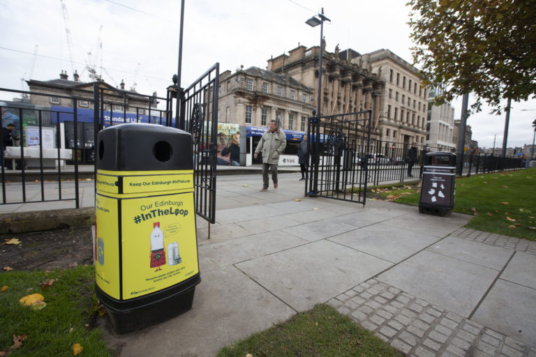 Edinburgh gets InTheLoop with new city centre recycling bins Social