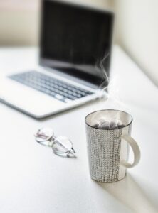 tea at desk