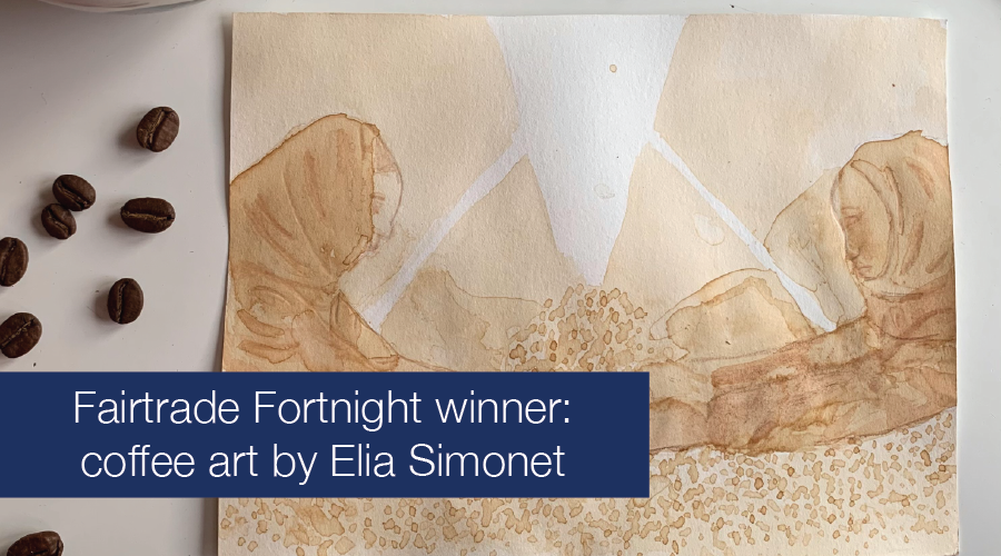 Fairtrade Fortnight winner: coffee art by Elia Simonet