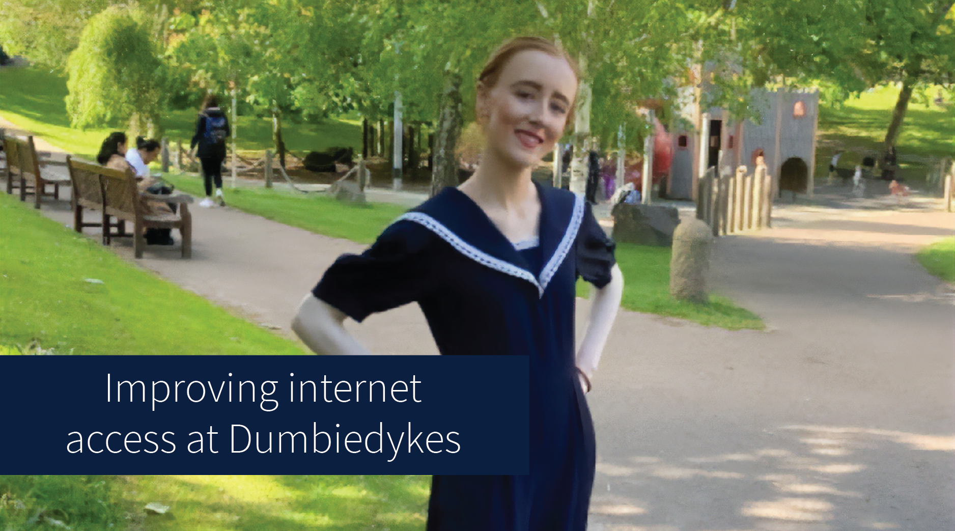Iona Barrie "Improving internet access at Dumbiedykes"