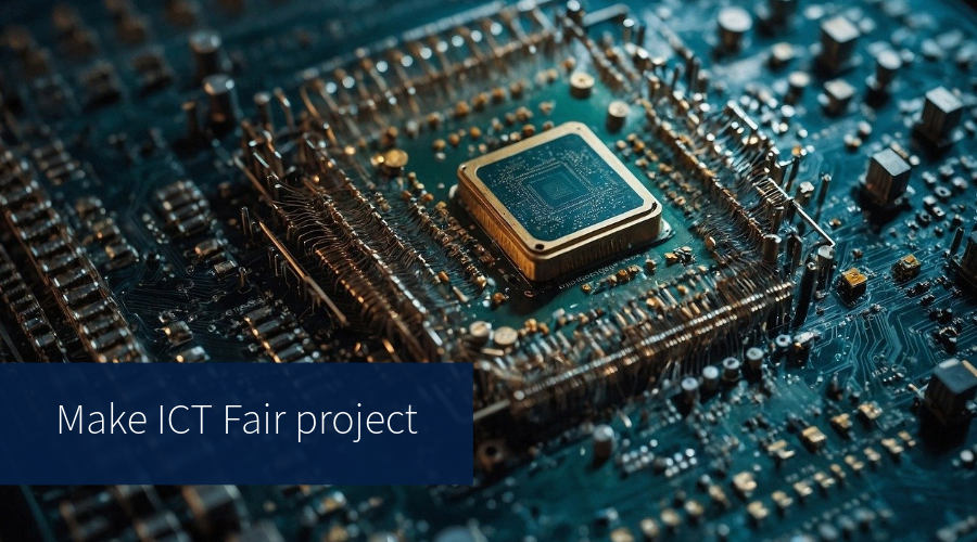 Make ICT Fair project. Photo of computer processor CPU (Pixabay)
