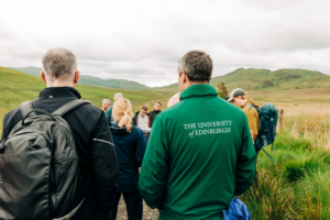 Staff visit the Forest & Peatland programme sites (credit: University of Edinburgh) 