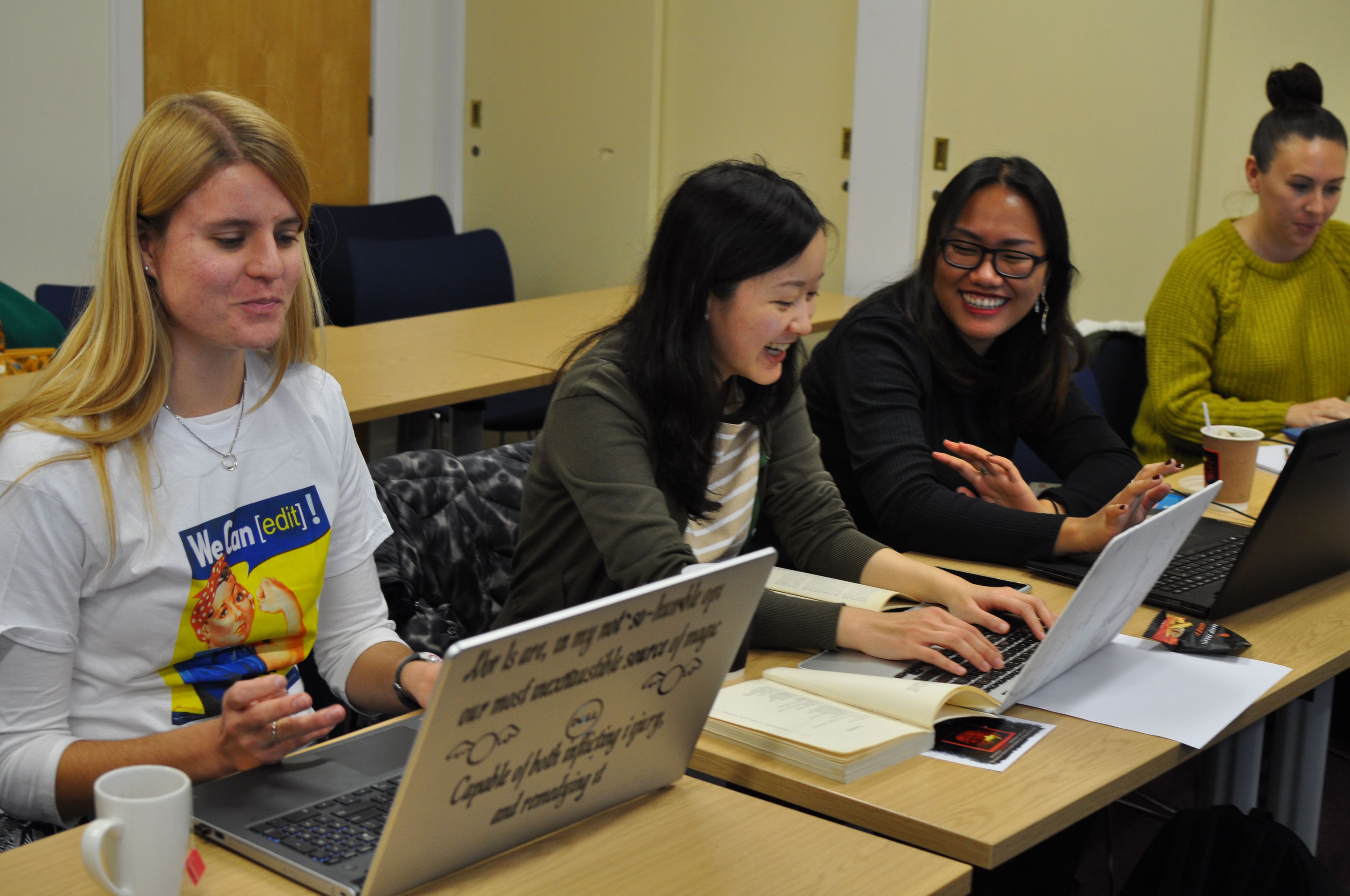 World Christianity MSc – Women and Religion editathon By Alexander Chow (The University of Edinburgh School of Divinity) [CC BY-SA 4.0 ]