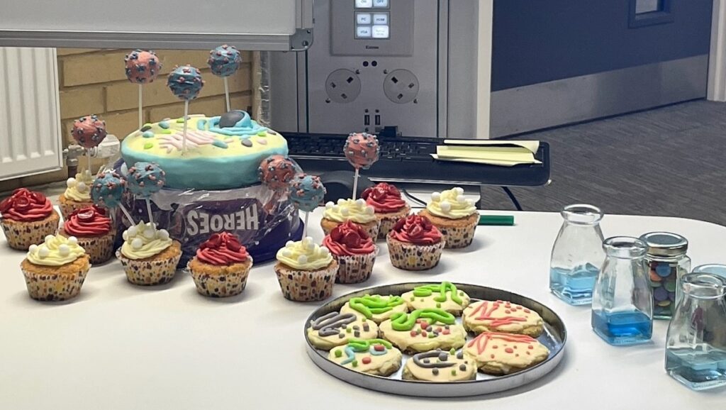 Virus pops and blood cell cakes 