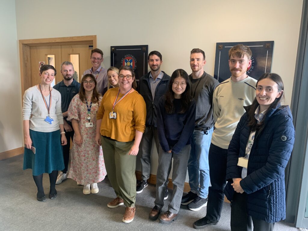 Photo of PhD students, postdocs and PIs who attended the September meeting.