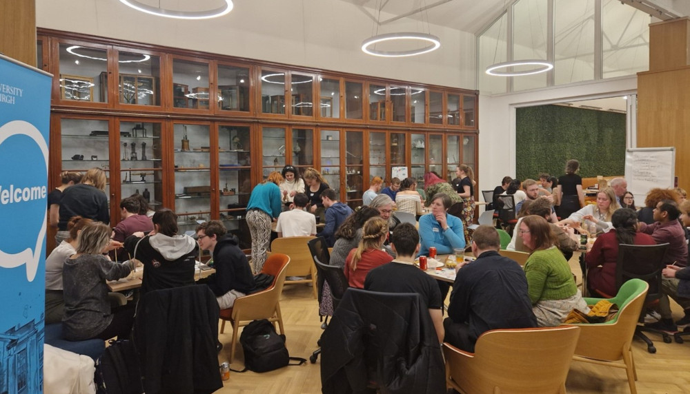 Photo of staff and students enjoying School of Chemistry Games Night