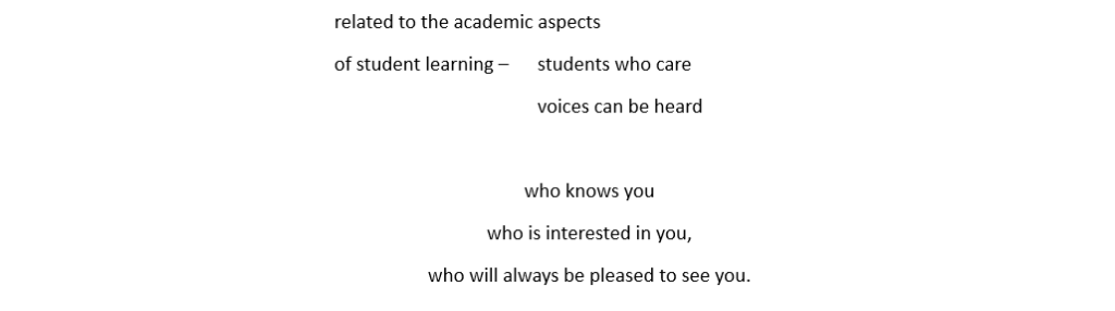 Text from a poem