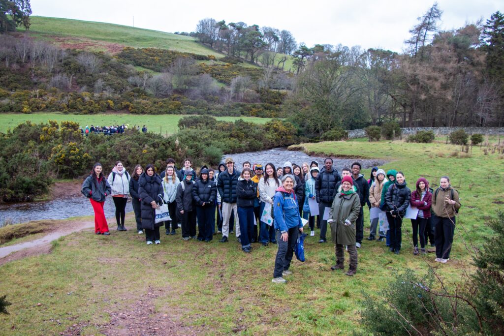 Group photo of students in Pentlands