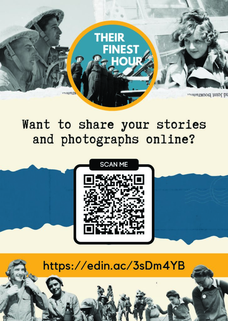 Their Finest Hour Share Your Story flyer