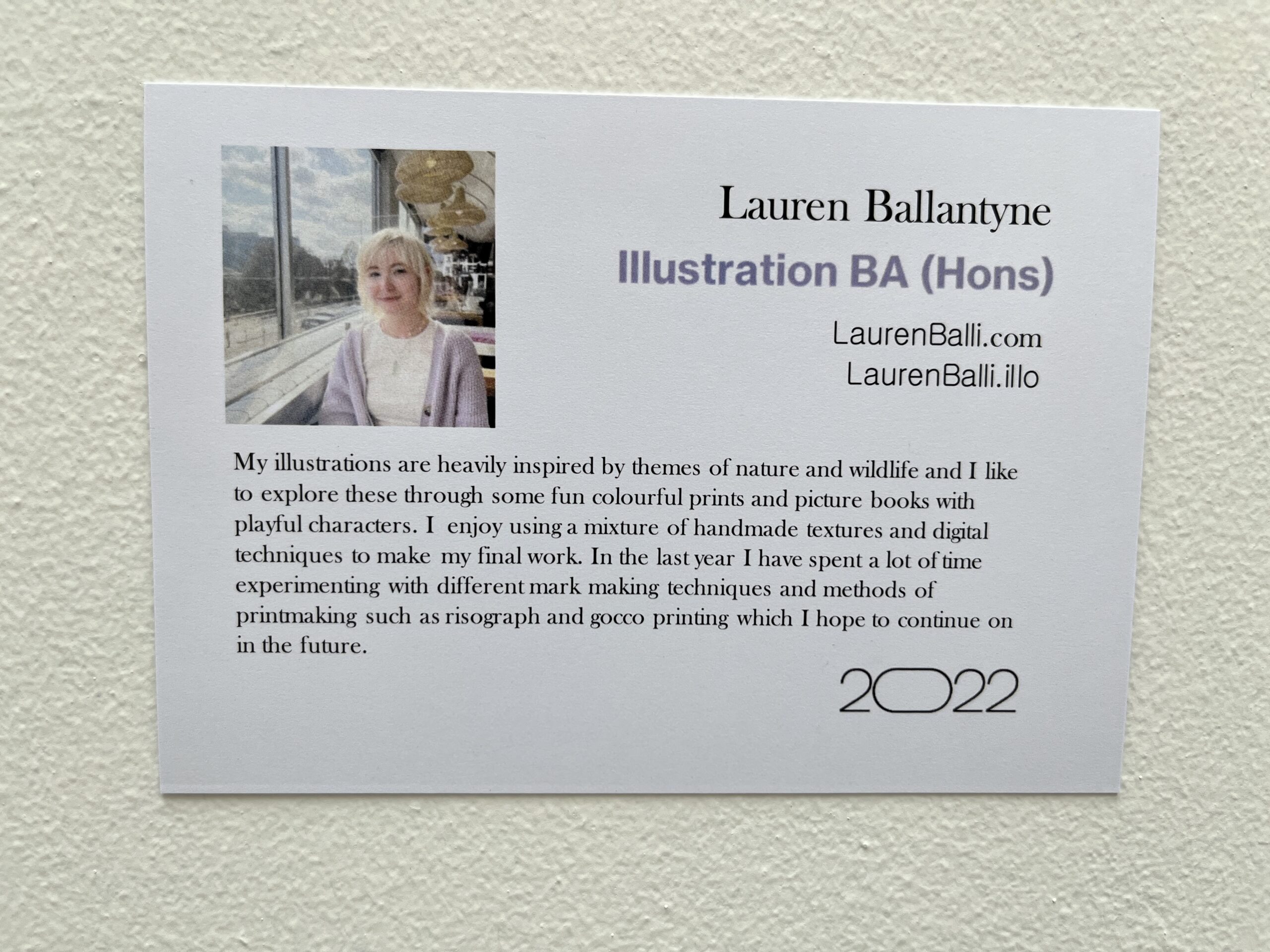 Lauren Ballantyne Exhibition