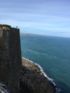 Cliff over the sea