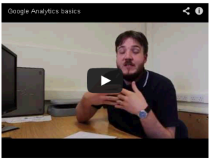 screenshot of the uploaded google analytics training video