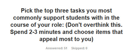 top task survey question