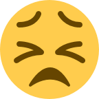 Frustrated emoji