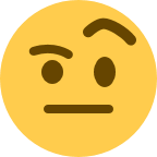 Sceptical emoji