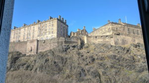View of Edinburgh Castle from my desk