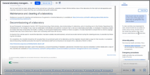 Screenshot showing a participant's prompt for task 3 and the response 